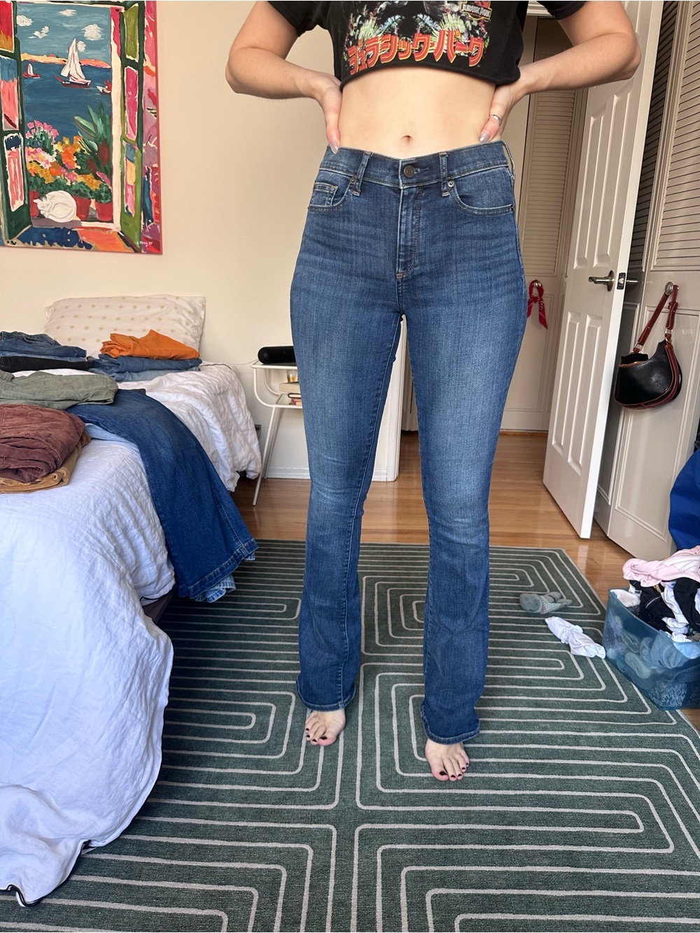 Gap High-Rise Slim Bootcut Women Jeans